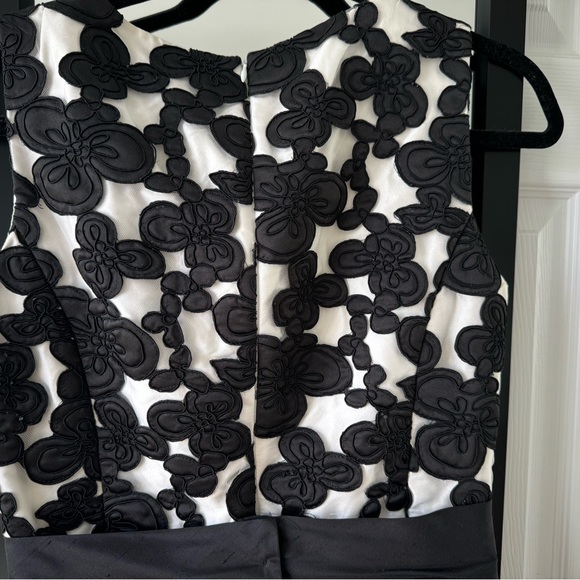 Classic Black and White Sara Campbell dress Size 4 - Picture 4 of 6